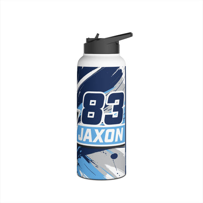 Stainless Steel Water Bottle - Straw Top - PVAA Sharks