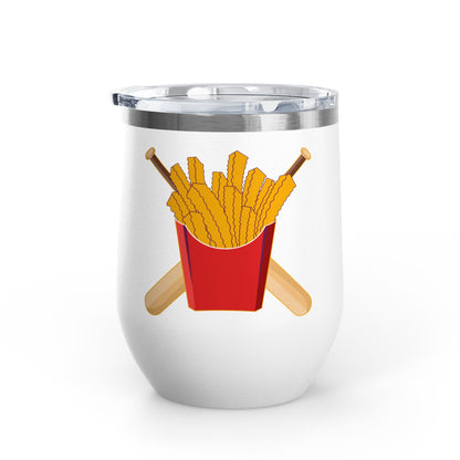 Wine Tumbler, 12oz Team Rally Fries