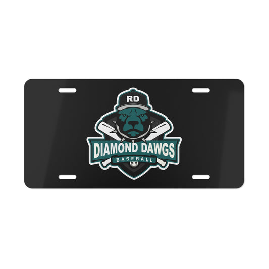 Vanity Plate Diamond Dawgs Baseball