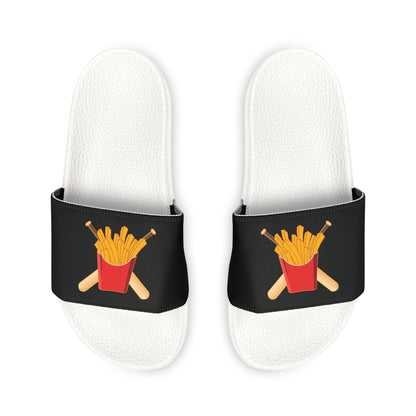 Youth Removable-Strap Sandals Team Rally Fries