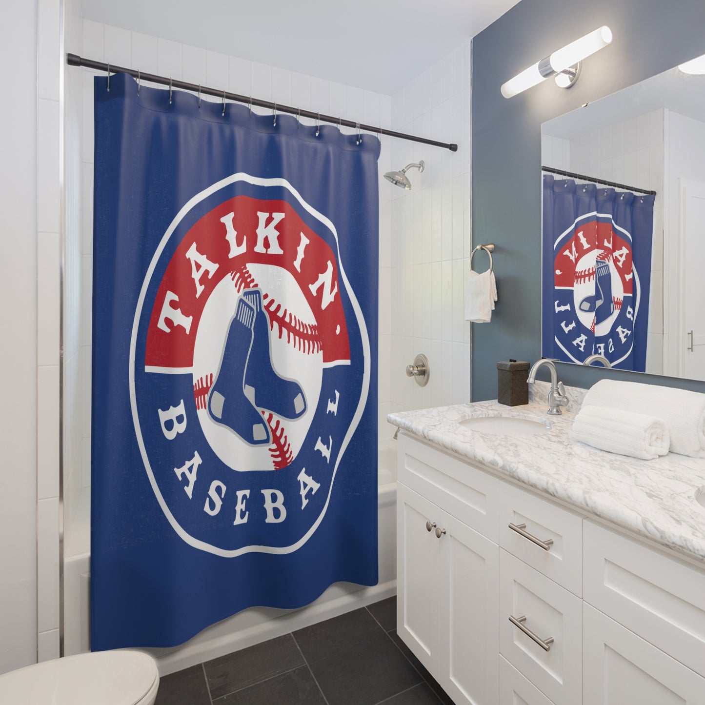 Shower Curtains Talkin' Baseball