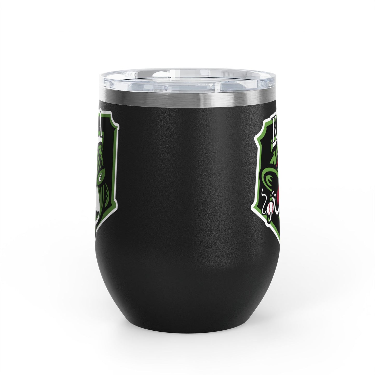 Wine Tumbler, 12oz RBA Stripers Baseball