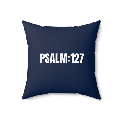 Spun Polyester Square Pillow Arrows Baseball
