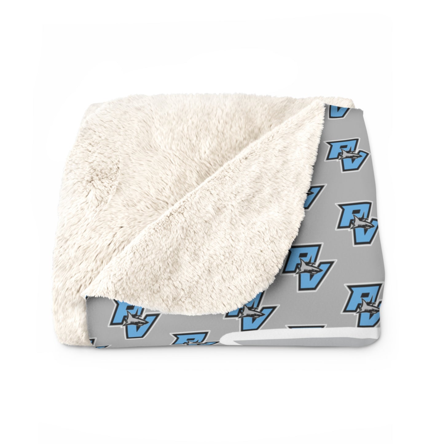 PVAA Sharks Sherpa Fleece Blanket