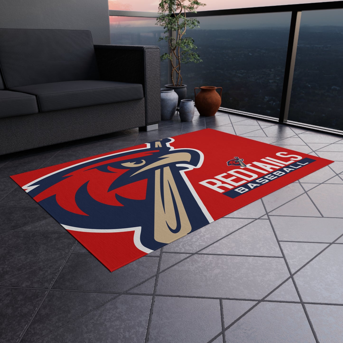 Outdoor Rug MSA Redtails Baseball