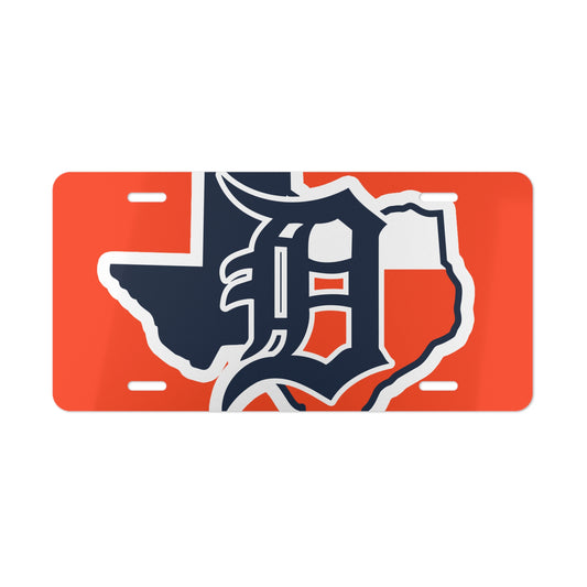 Vanity Plate Dallas Tigers Baseball