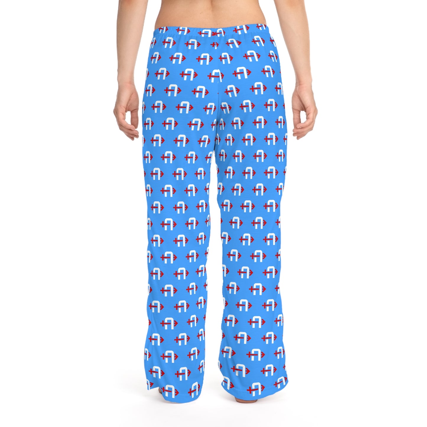 Women's Pajama Pants (AOP) Arrows Baseball