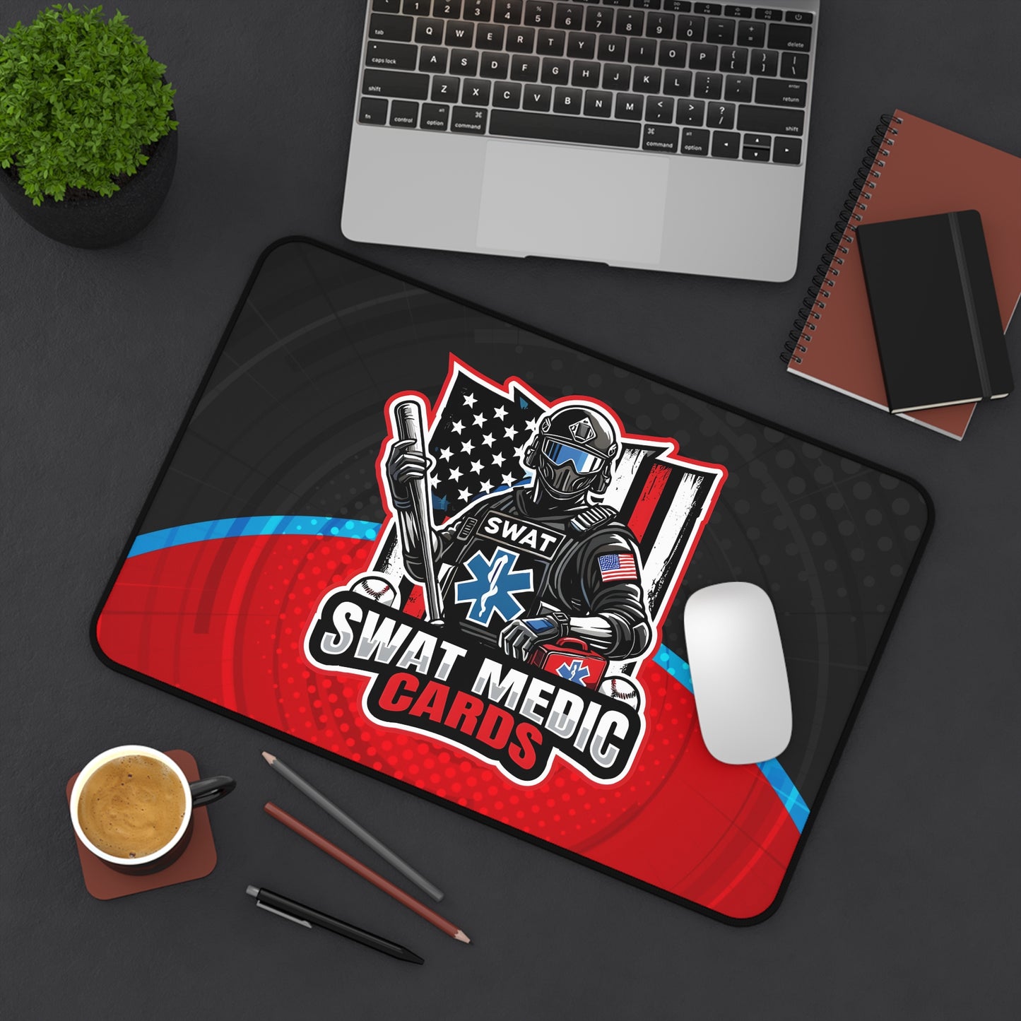 Desk Mat Swat Medic Cards