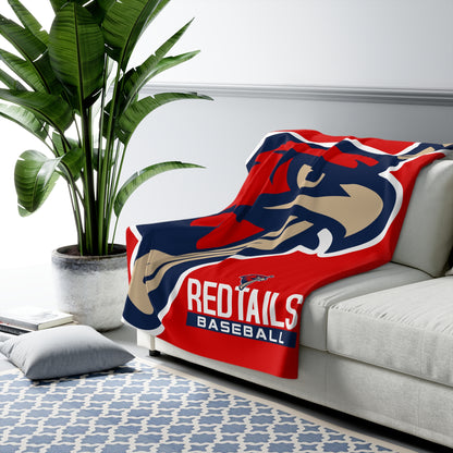 Sherpa Fleece Blanket MSA Redtails Baseball