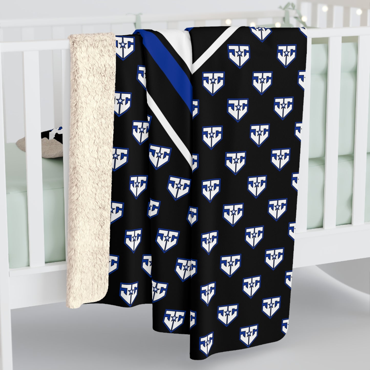 Sherpa Fleece Blanket JCB