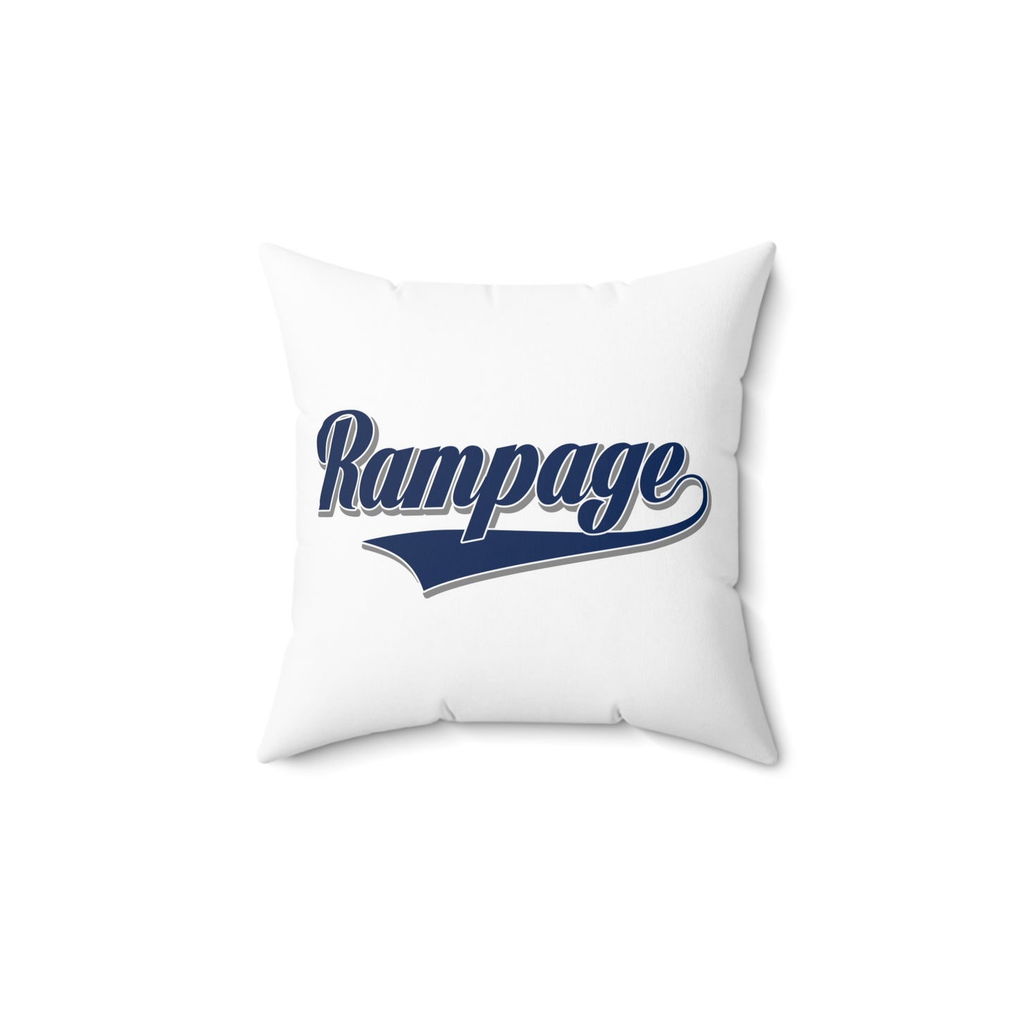 Spun Polyester Square Pillow Mississippi Rampage