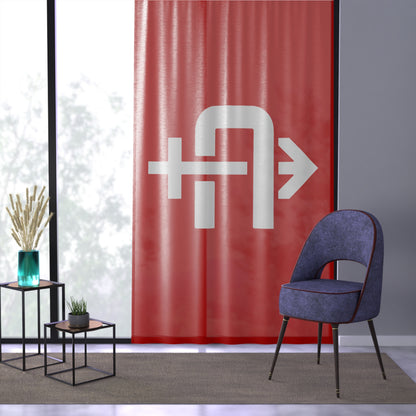 Window Curtain Arrows Baseball