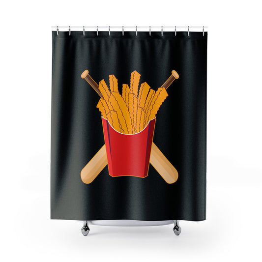 Shower Curtains Team Rally Fries