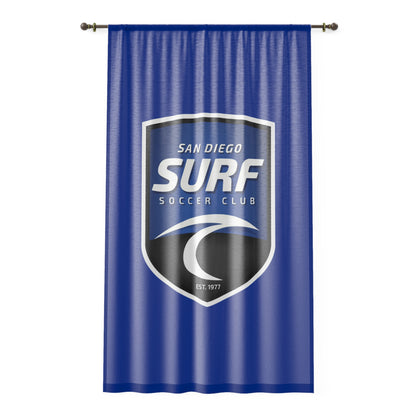 Window Curtain San Diego Surf Soccer