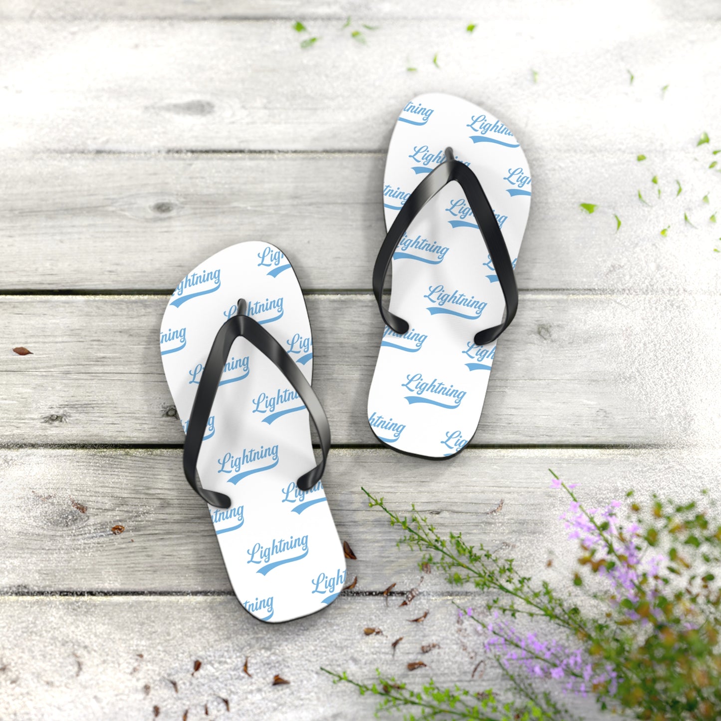 Flip Flops Lightning Baseball