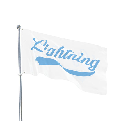 Double Sided Flag Lightning Baseball