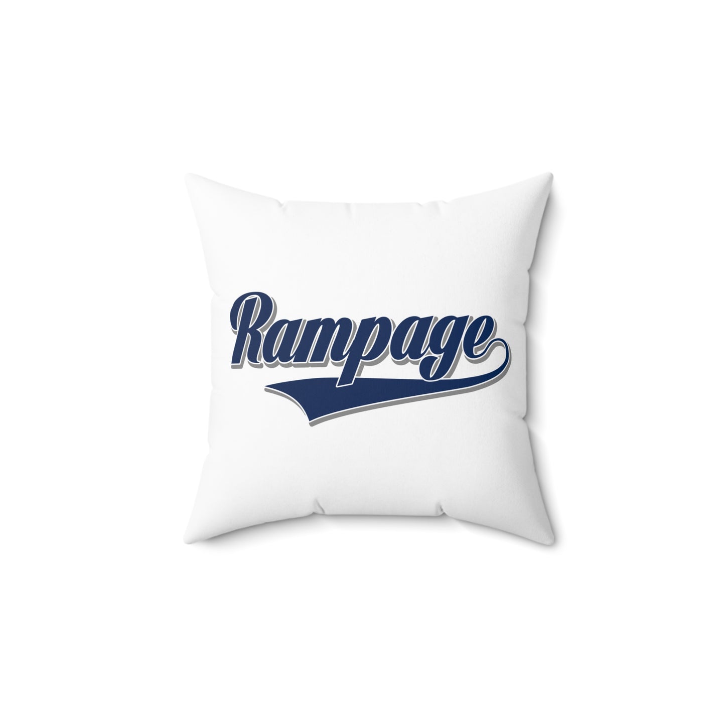 Spun Polyester Square Pillow Mississippi Rampage