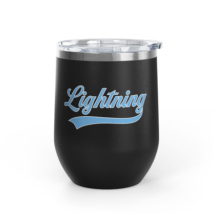 Lightning Baseball - Wine Tumbler, 12oz