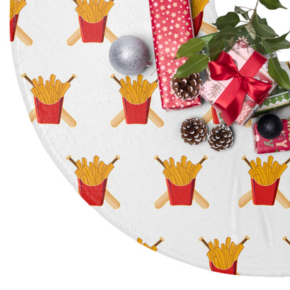 Christmas Tree Skirts Team Rally Fries
