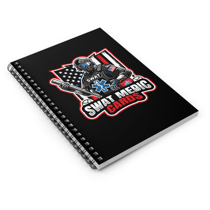 Spiral Notebook - Ruled Line - Swat Medic Cards