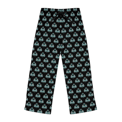 Women's Pajama Pants (AOP) Diamond Dawgs Baseball