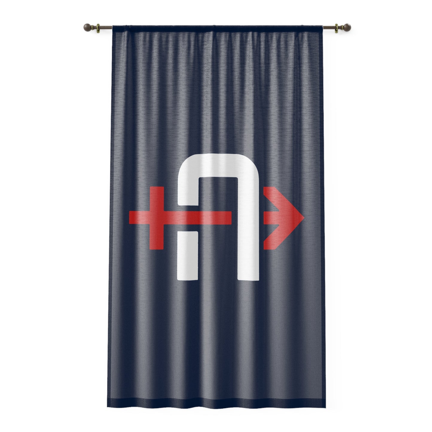 Window Curtain Arrows Baseball