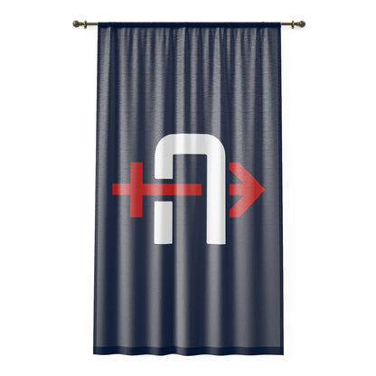 Window Curtain Arrows Baseball