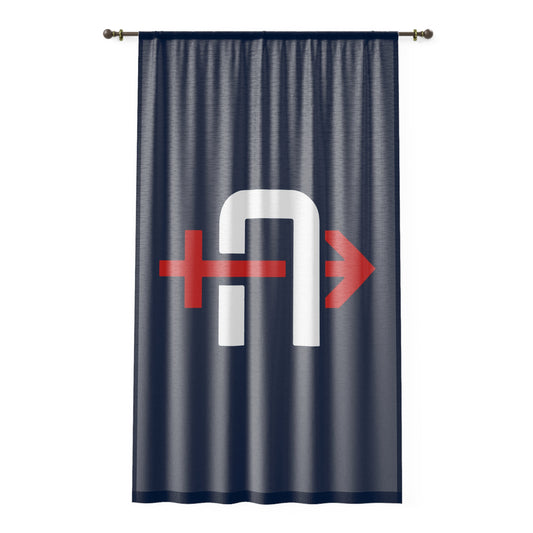 Window Curtain Arrows Baseball
