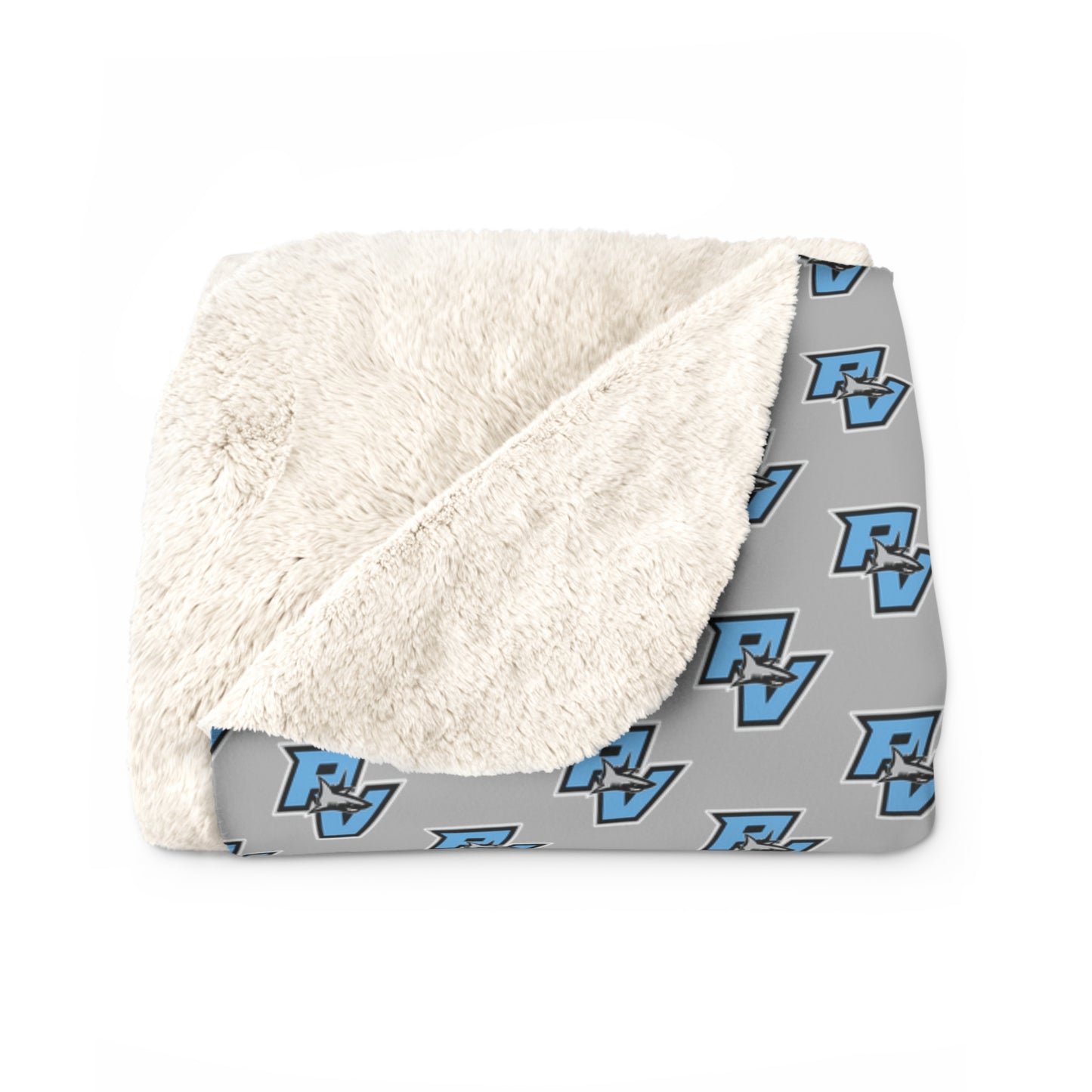 PVAA Sharks Sherpa Fleece Blanket