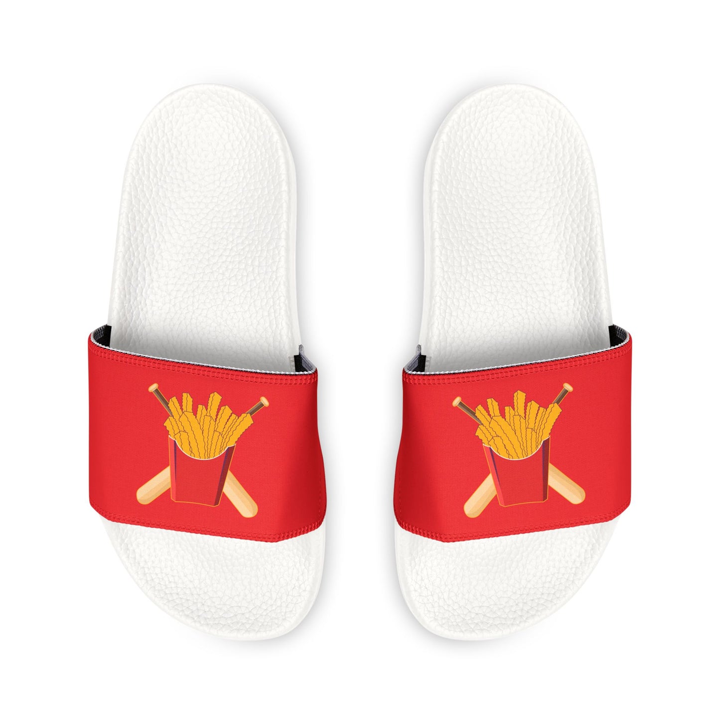 Youth Removable-Strap Sandals Team Rally Fries