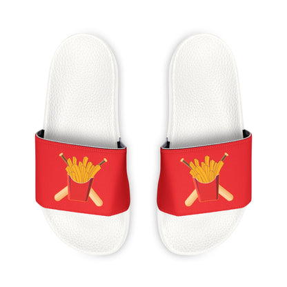 Youth Removable-Strap Sandals Team Rally Fries