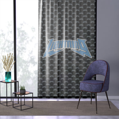 Window Curtain Lightning Baseball