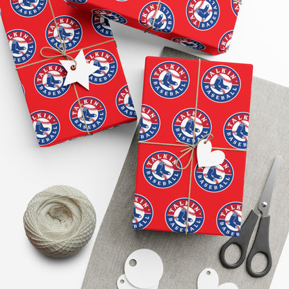 Gift Wrap Papers Talkin' Baseball