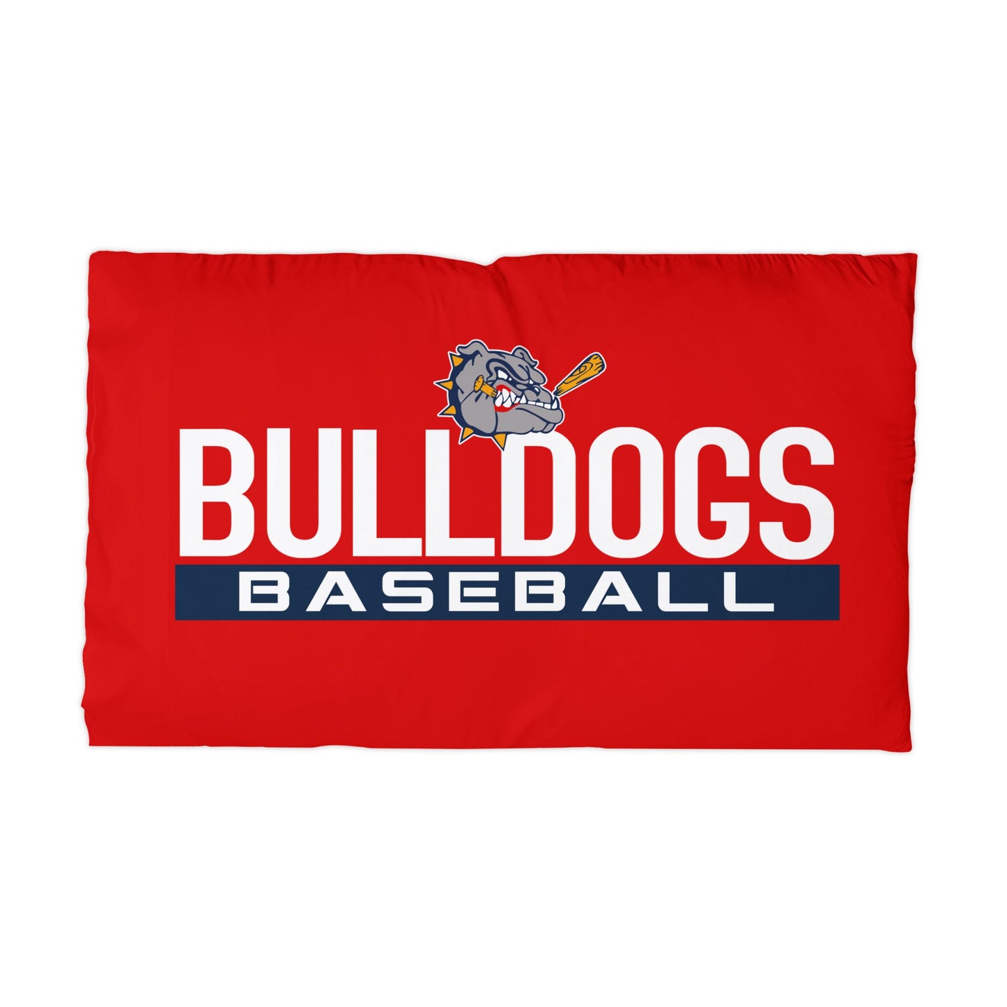 Microfiber Pillowcase Bloomingdale Bulldogs Baseball