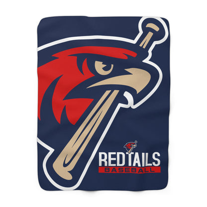 Sherpa Fleece Blanket MSA Redtails Baseball
