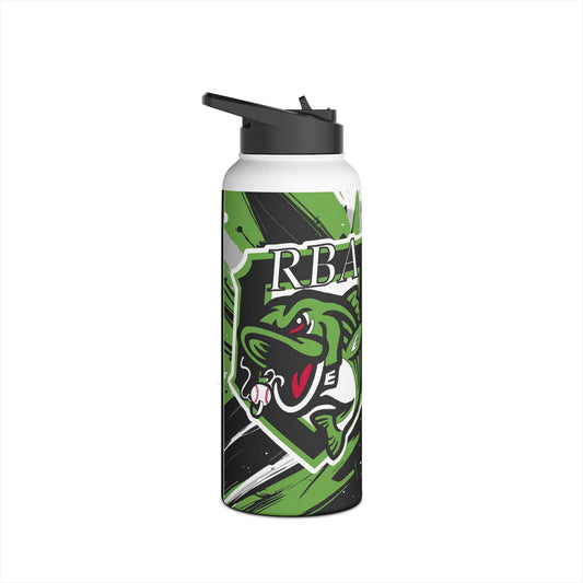 Stainless Steel Water Bottle RBA Stripers Baseball