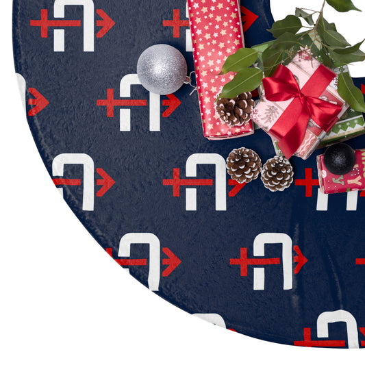 Christmas Tree Skirts Arrows Baseball