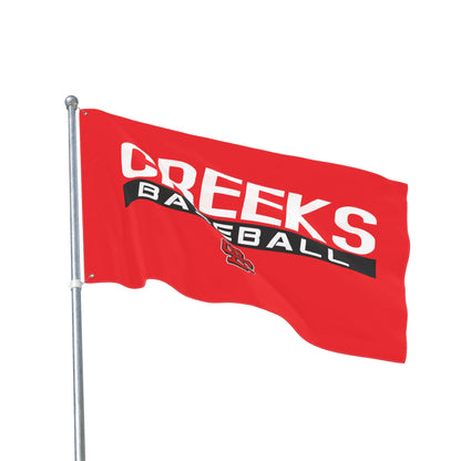 Double Sided Flag Creeks Baseball Club - CBC