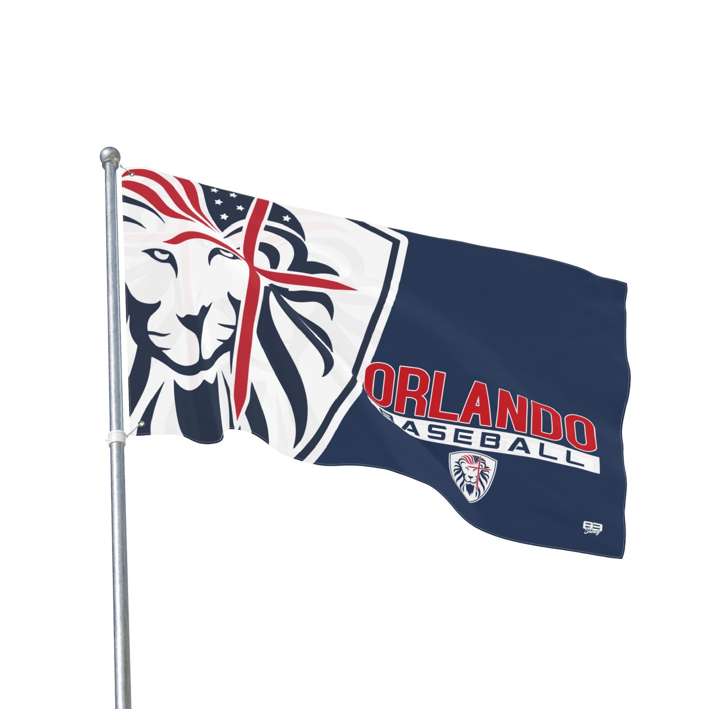 Double Sided Flag Orlando Lions Baseball