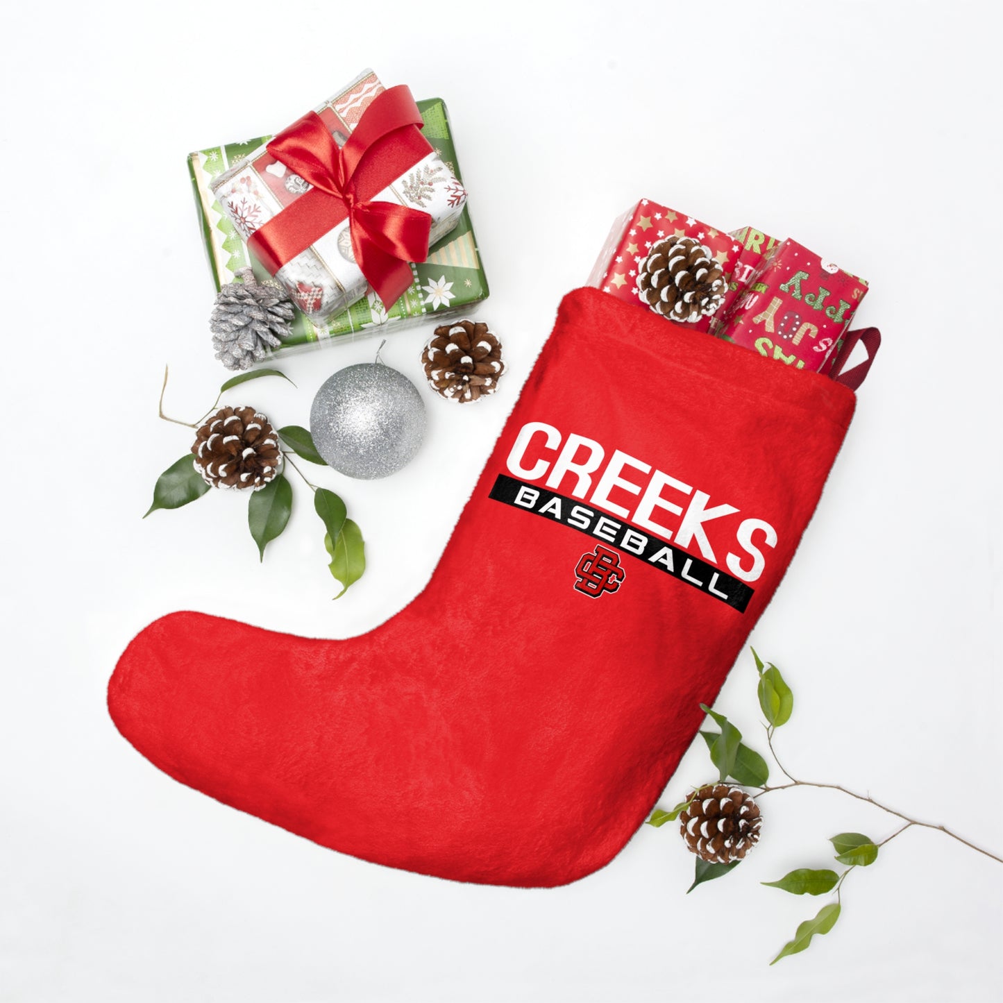 Christmas Stockings Creeks Baseball Club - CBC