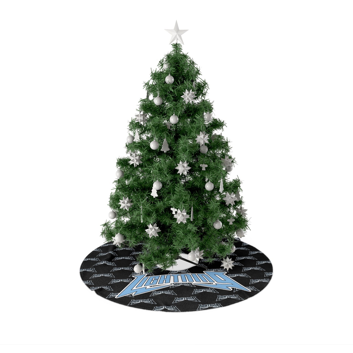 Christmas Tree Skirts Lightning Baseball