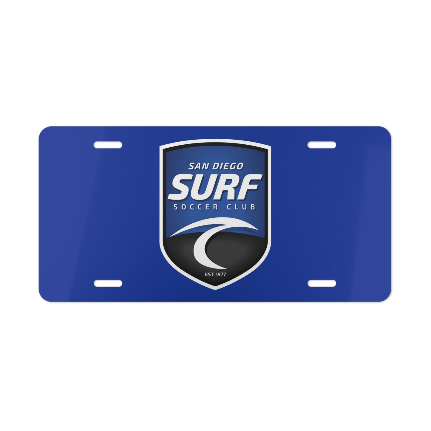 Vanity Plate San Diego Surf Soccer
