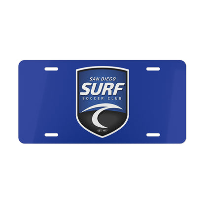 Vanity Plate San Diego Surf Soccer