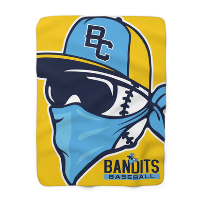 Sherpa Fleece Blanket Bold City Bandits Baseball