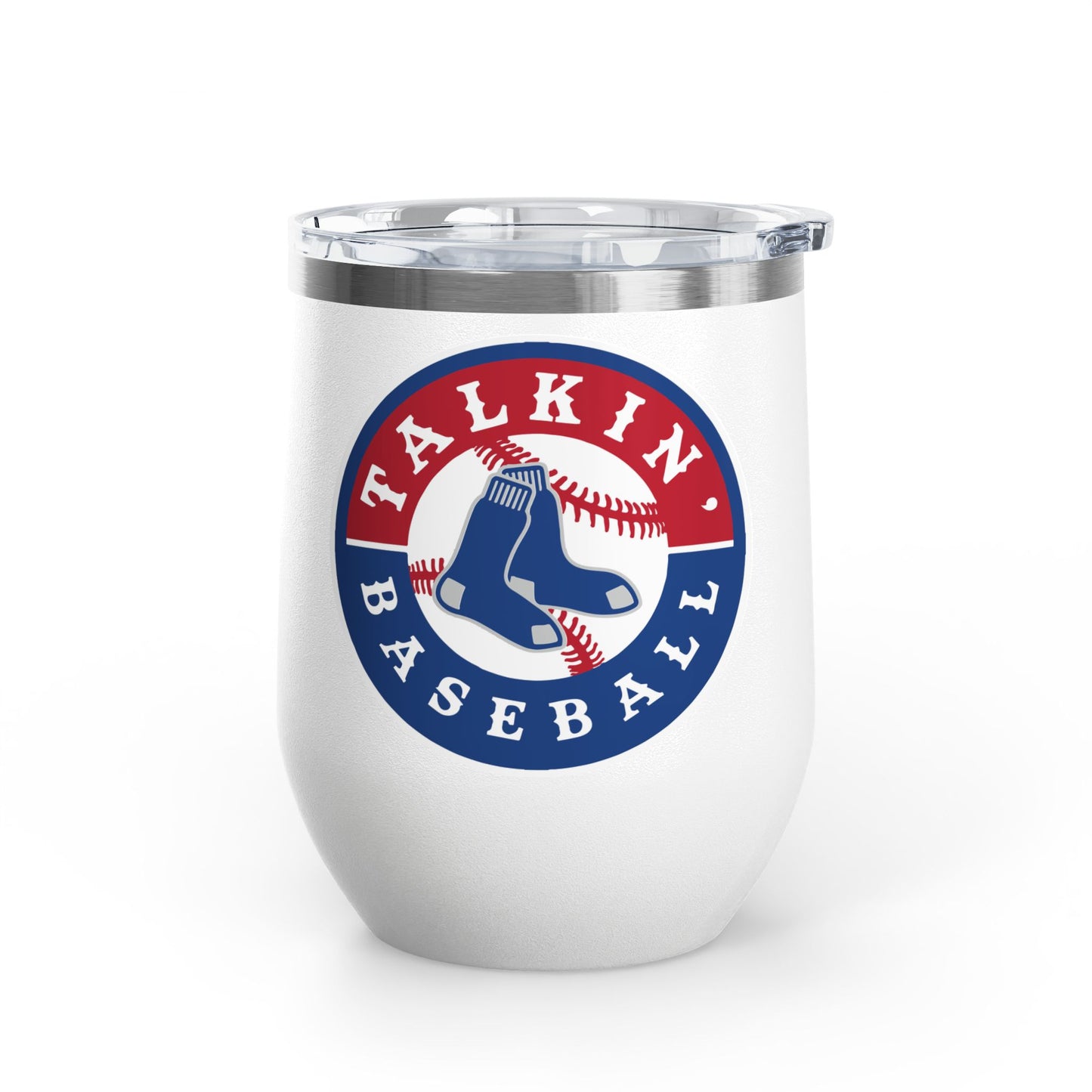 Wine Tumbler, 12oz Talkin' Baseball