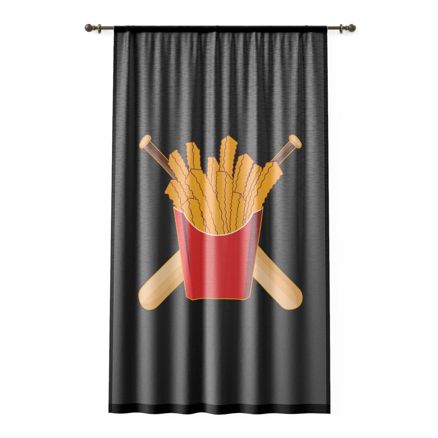 Window Curtain Team Rally Fries