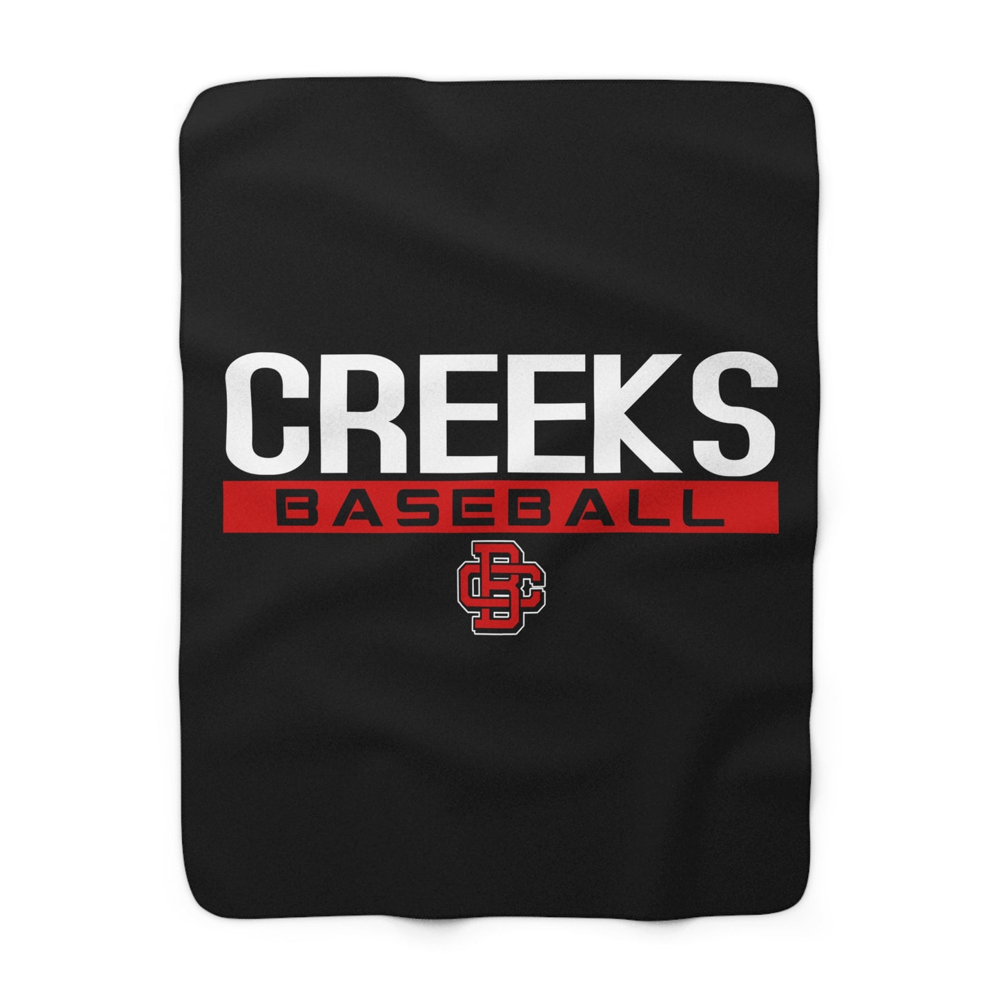 Sherpa Fleece Blanket Creeks Baseball Club - CBC
