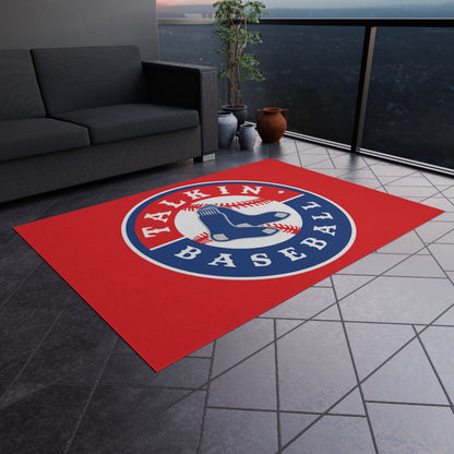 Outdoor Rug Talkin' Baseball