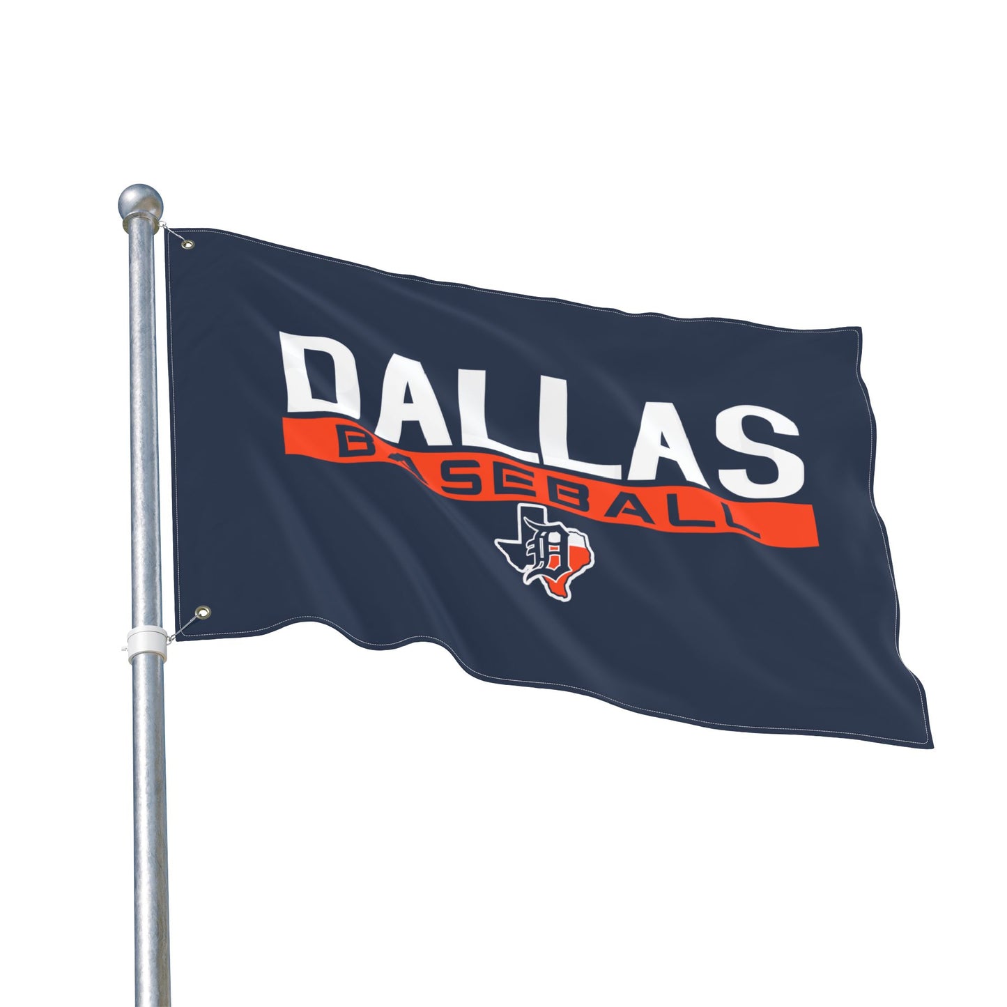 Double Sided Flag Dallas Tigers Baseball
