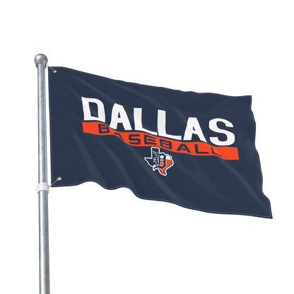 Double Sided Flag Dallas Tigers Baseball